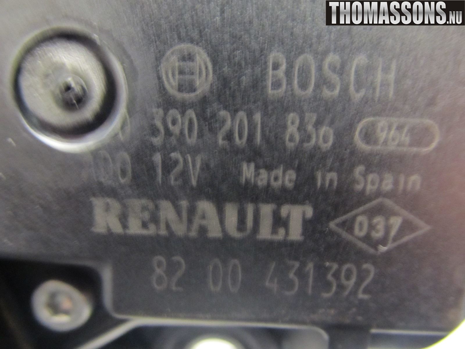 Renault KANGOO II 08-14 Torkarmotor Baklucka