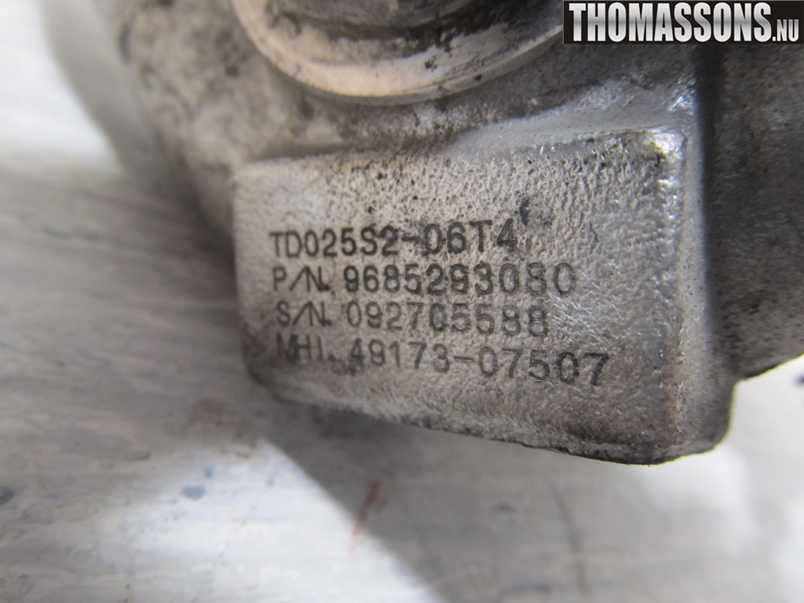 Peugeot PARTNER 08-15 Turboaggregat