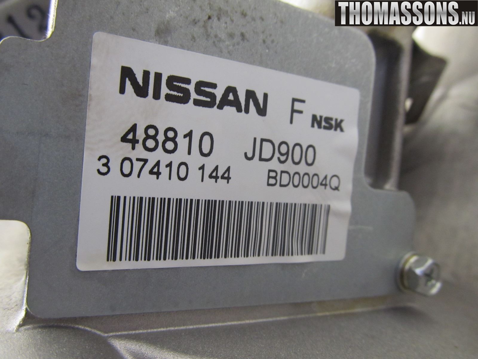 Nissan QASHQAI   07-10 Rattaxelagg Med Inb Servo