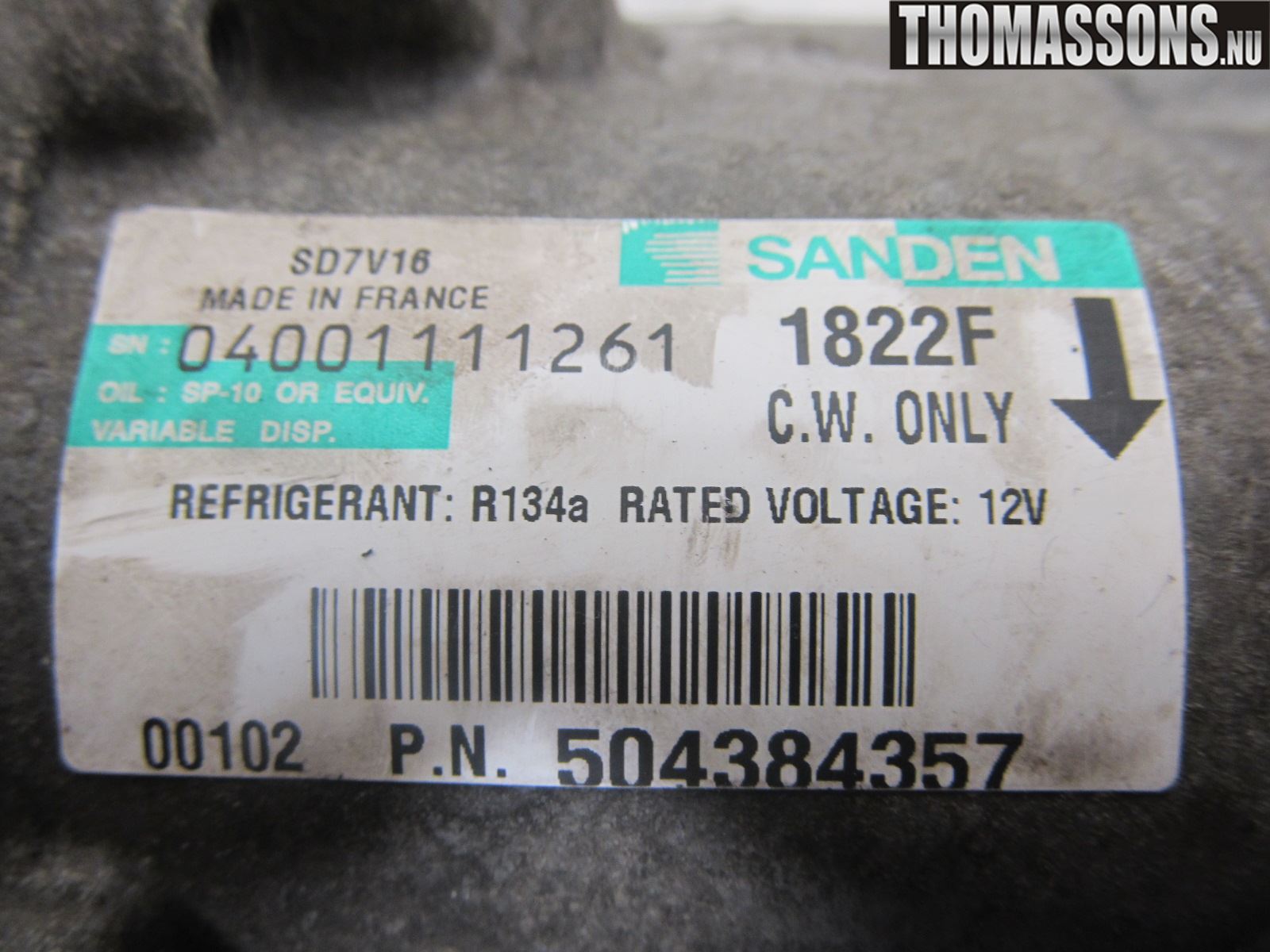 Fiat DUCATO 07-15 Ac Kompressor