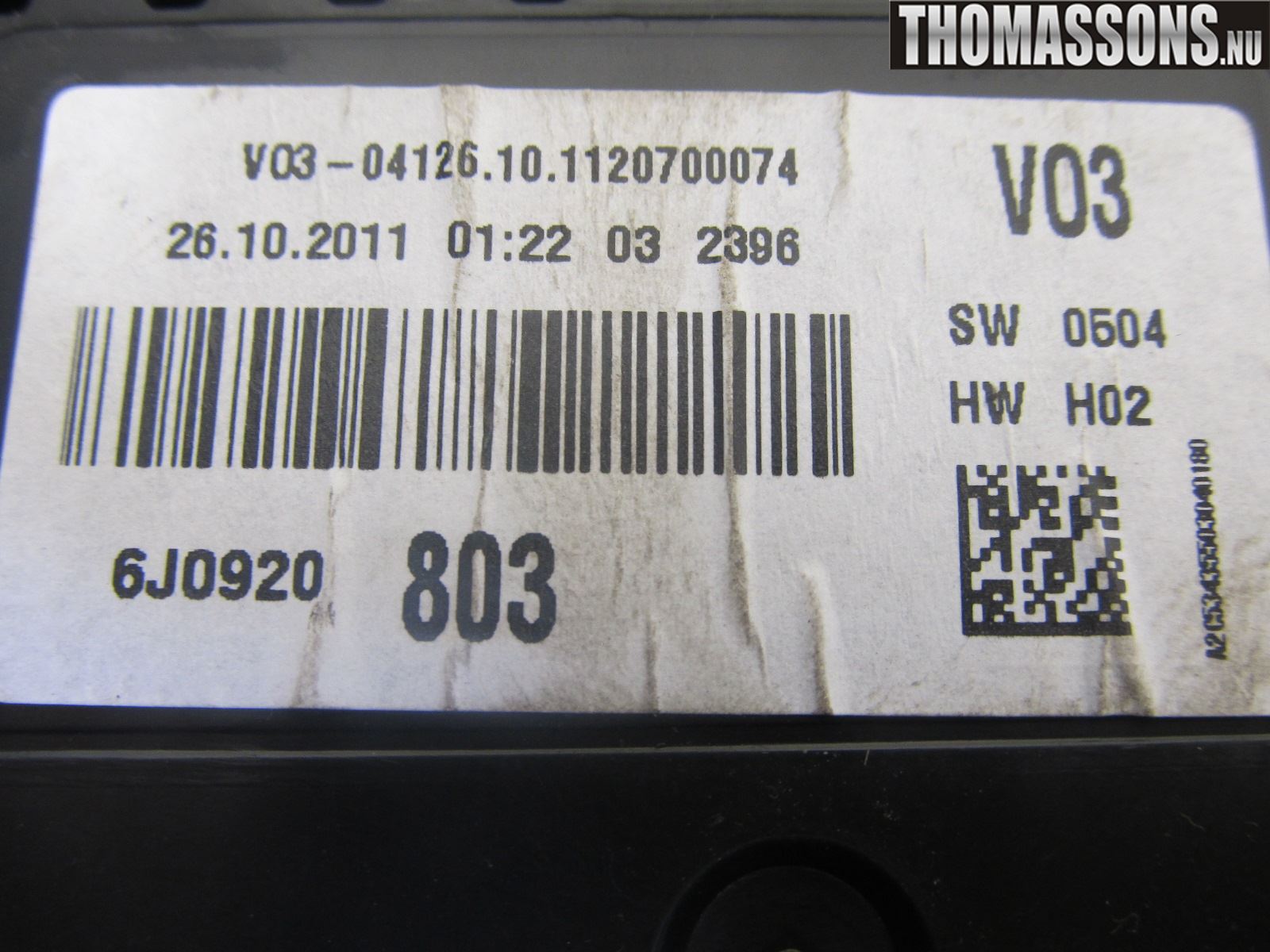 Seat IBIZA IV 08-16 Instrument Komb