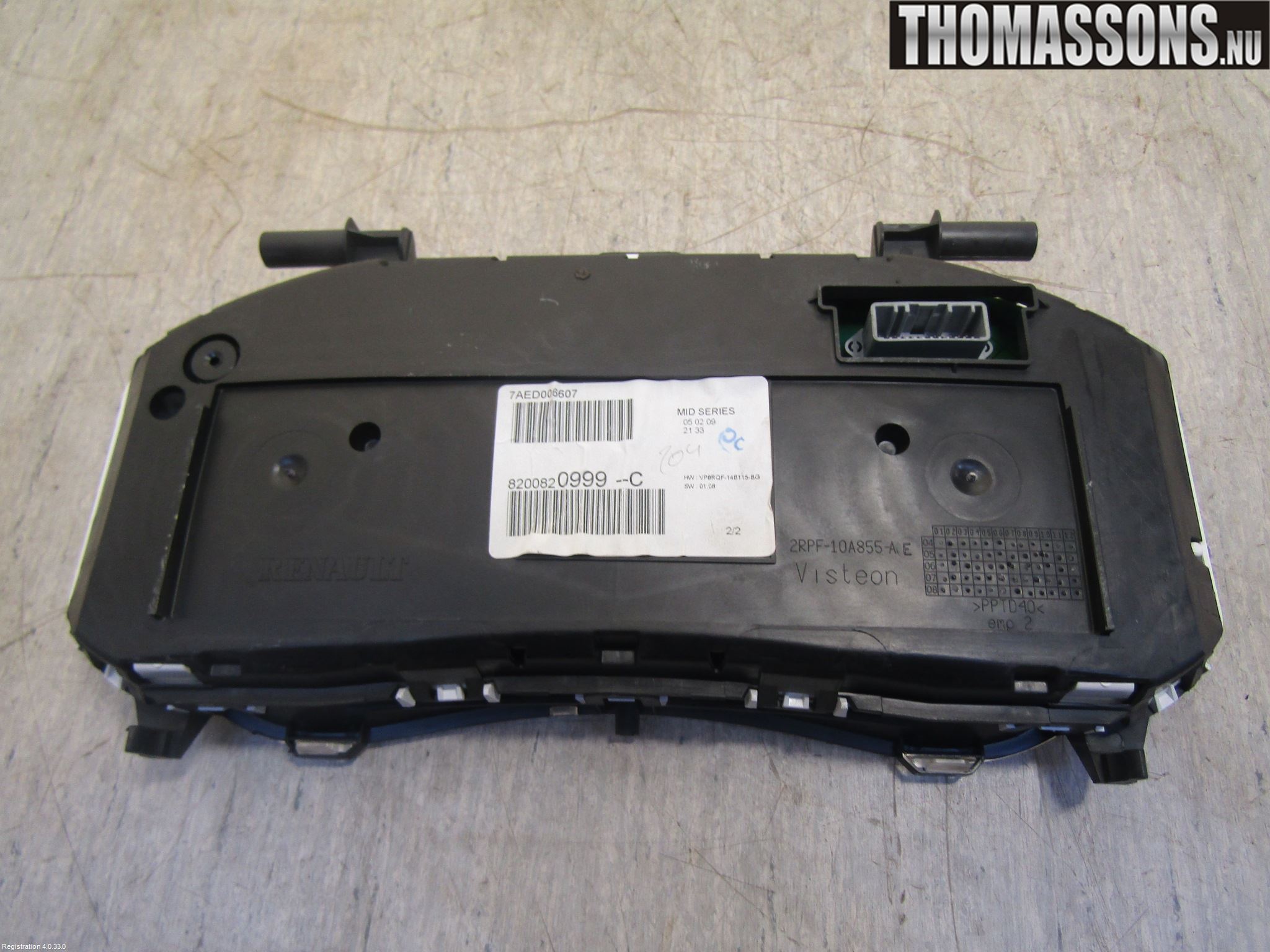 Renault CLIO III  06-09 Instrument Komb