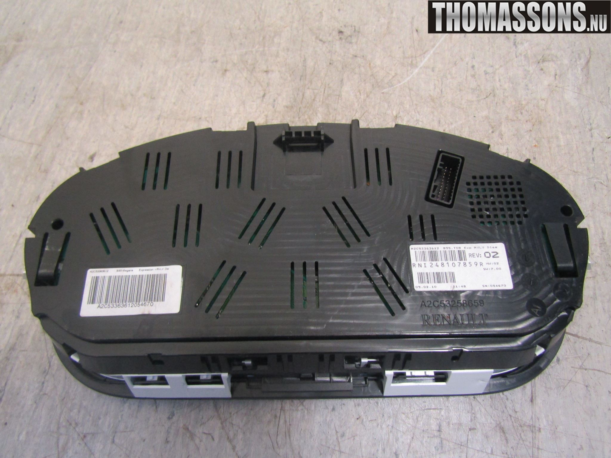 Renault MEGANE III 09-15 Instrument Komb