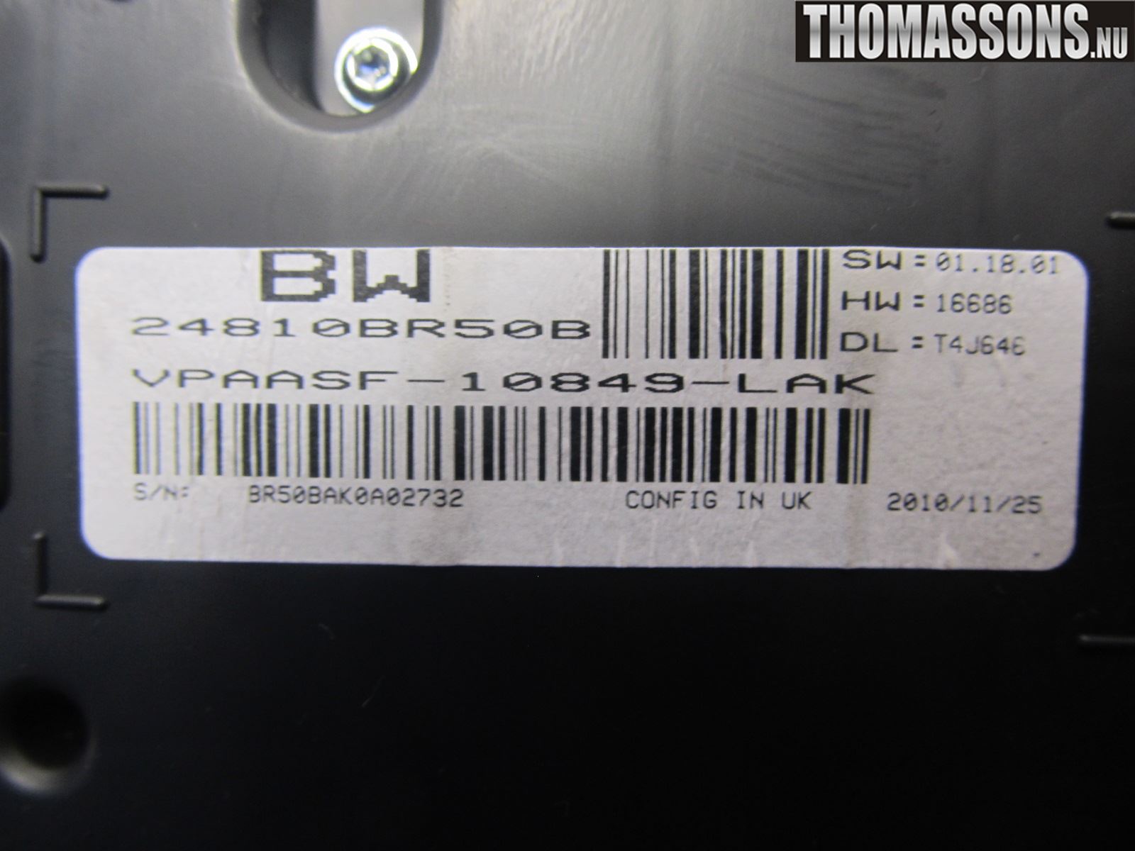 Nissan QASHQAI+2  10-14 Instrument Komb