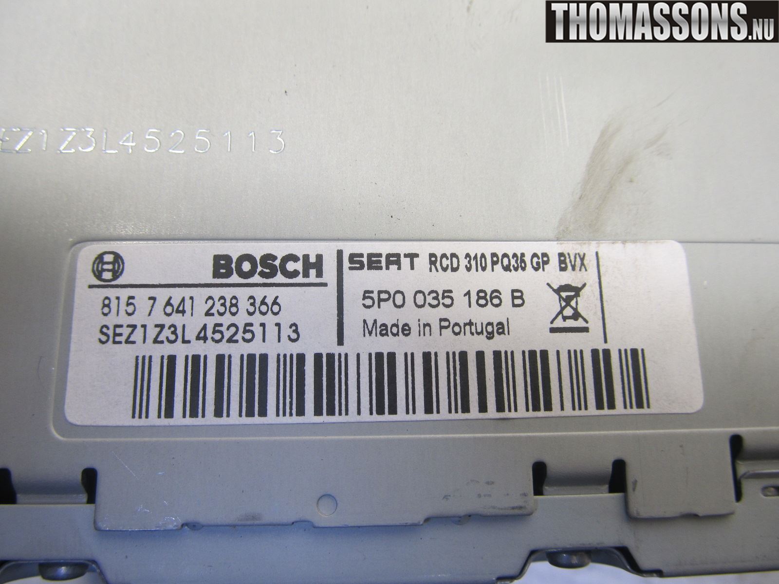 Seat LEON 06-12 Cd Radio - Multimediapanel