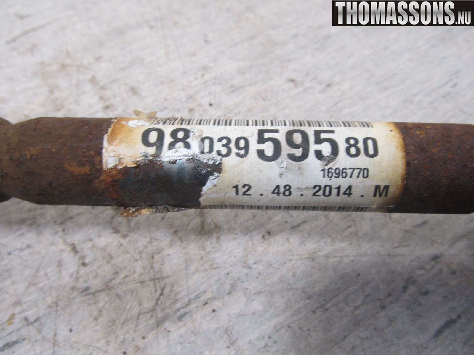 Peugeot 208 12-15 Drivaxel Fram Vänster