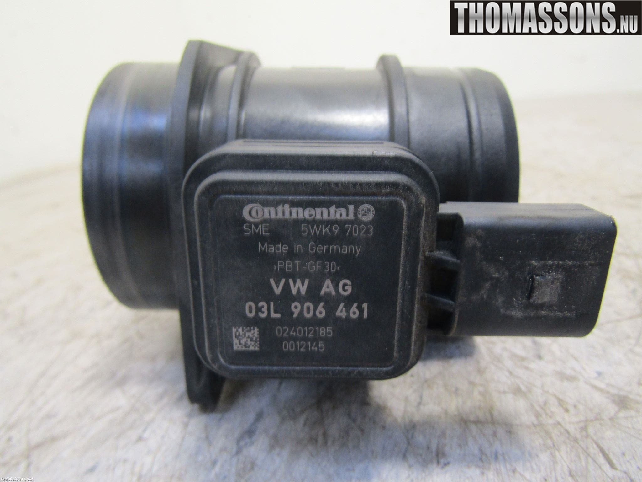 Volkswagen VW GOLF VI 09-13 Injluftmassamätare