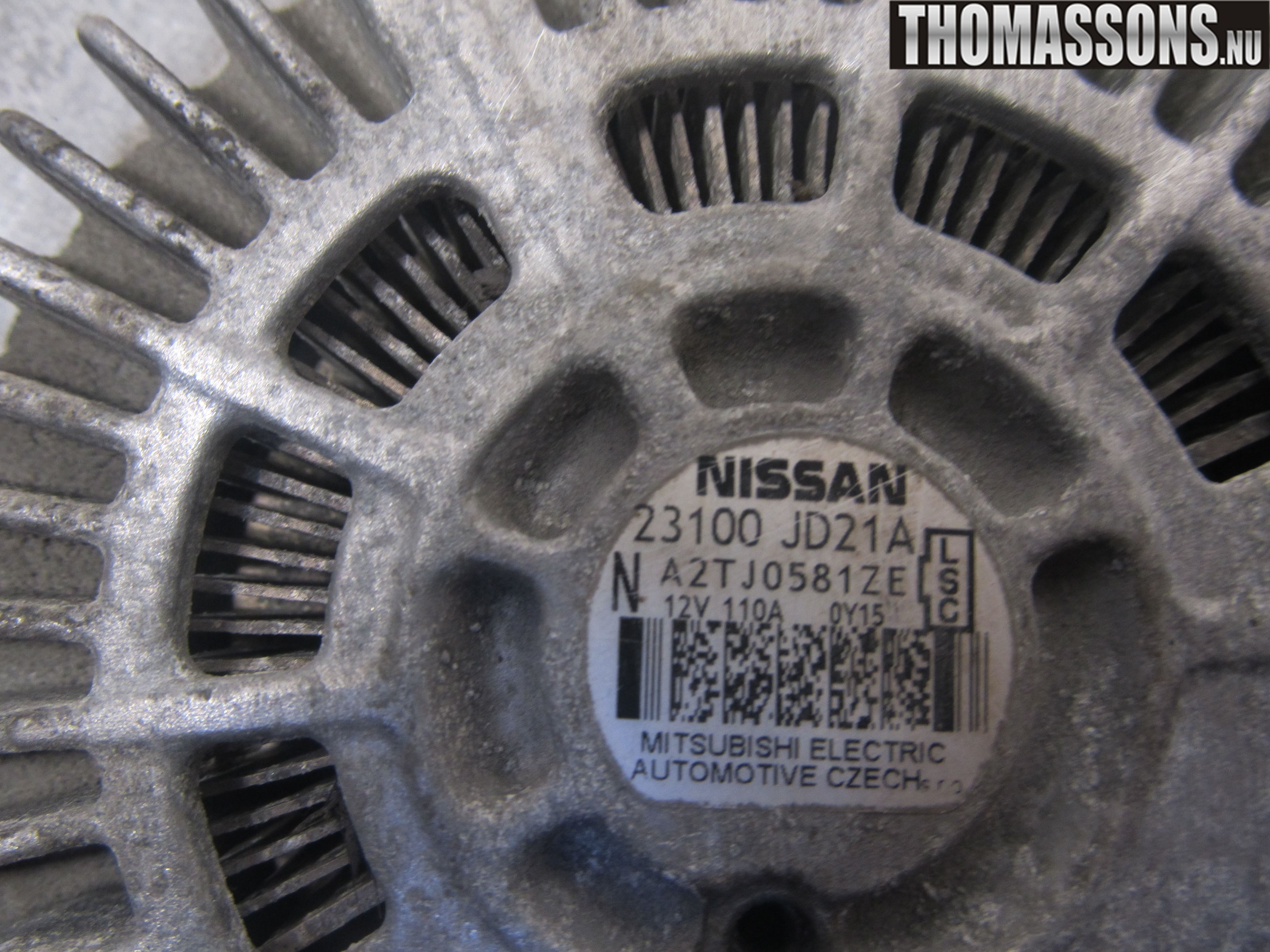 Nissan QASHQAI+2  10-14 Generator