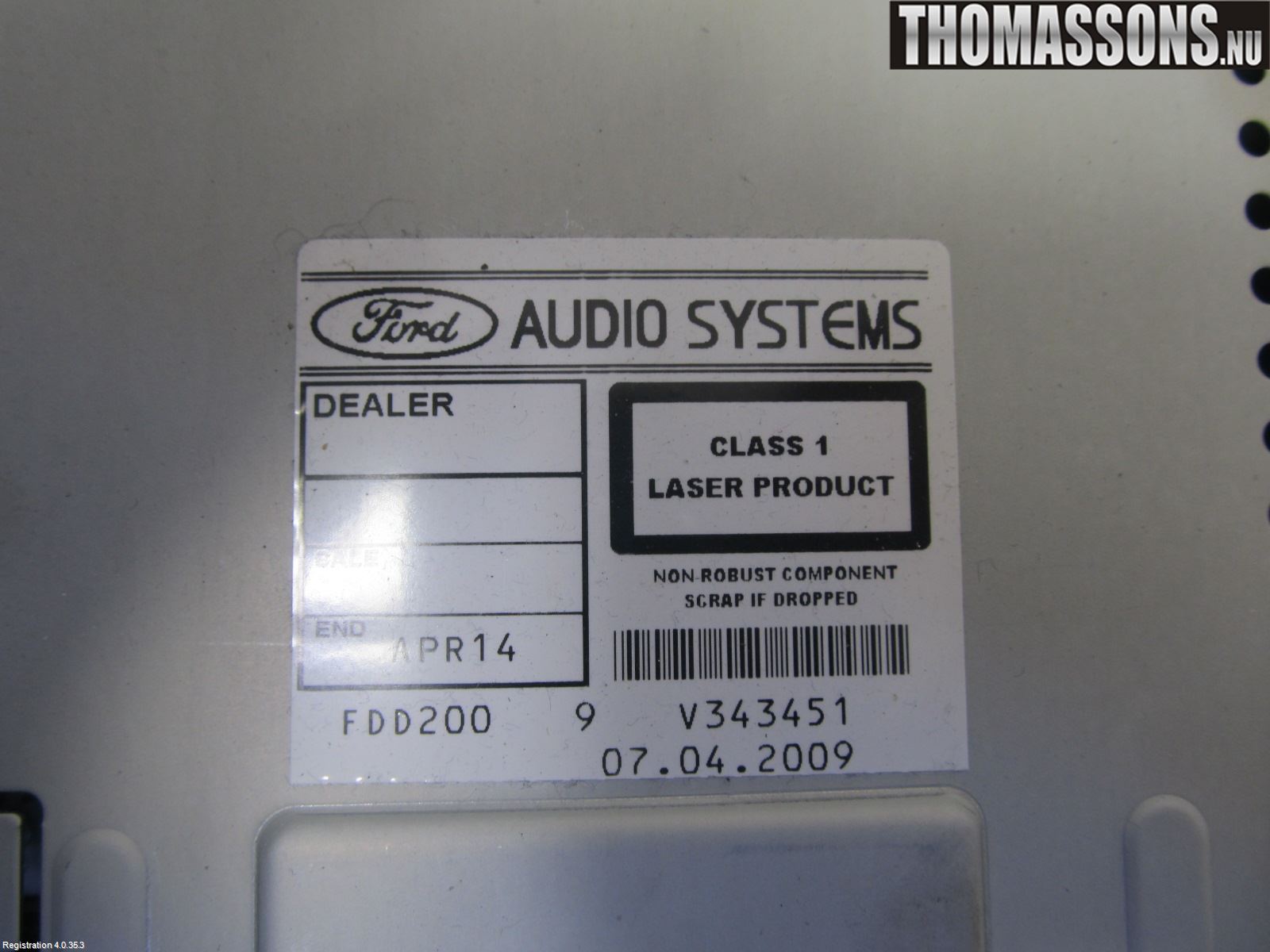 Ford FOCUS 08-11 Cd Radio - Multimediapanel