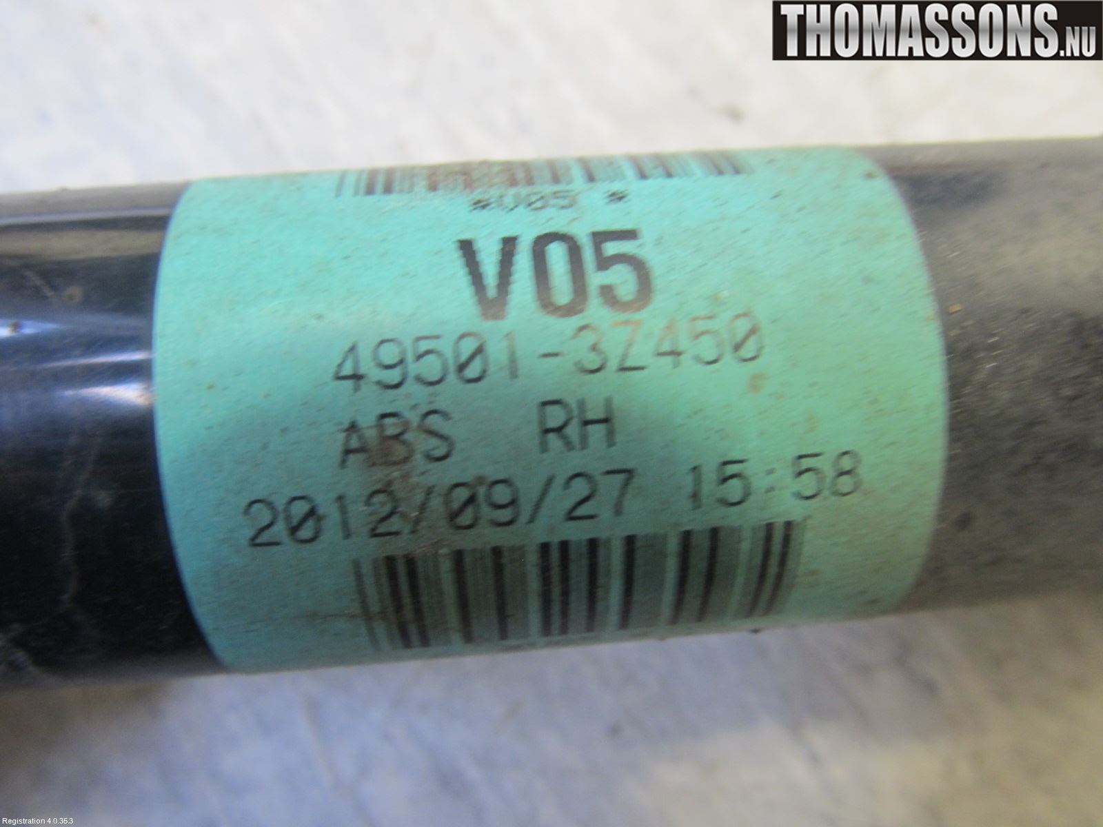 Hyundai i40 08-15 Drivaxel Fram Höger