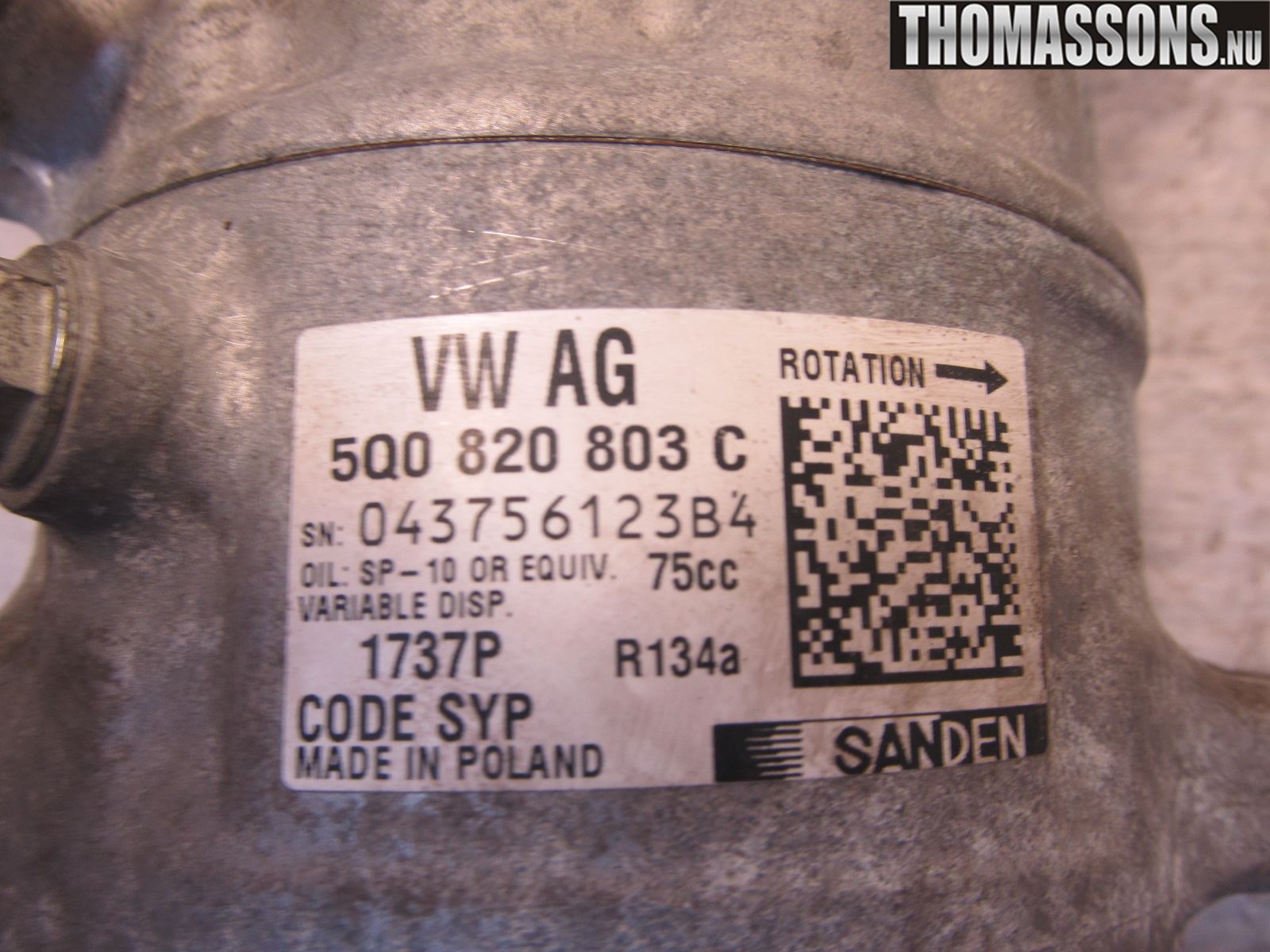 Audi A3/S3 8V 13-20 Ac Kompressor