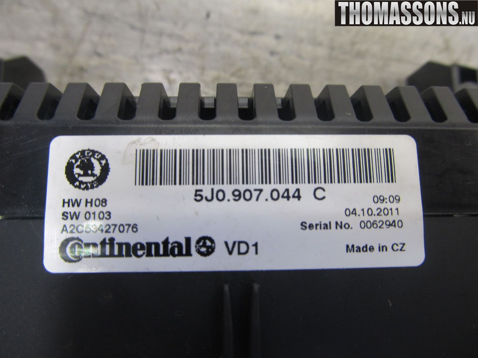 Skoda FABIA 07-14 Ac Styrenhet Ac Manöveren