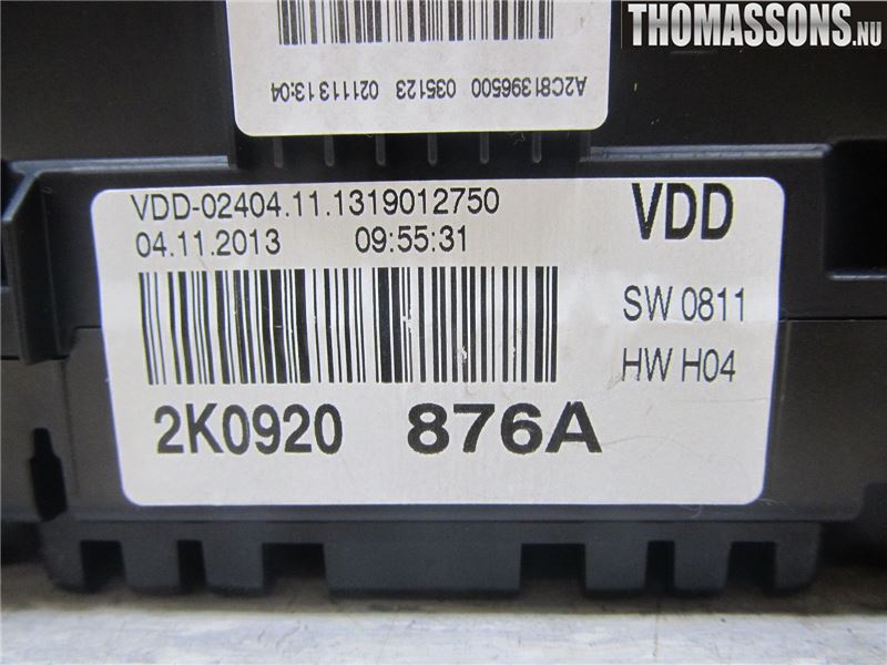 Volkswagen VW CADDY 11-15 Instrument Komb