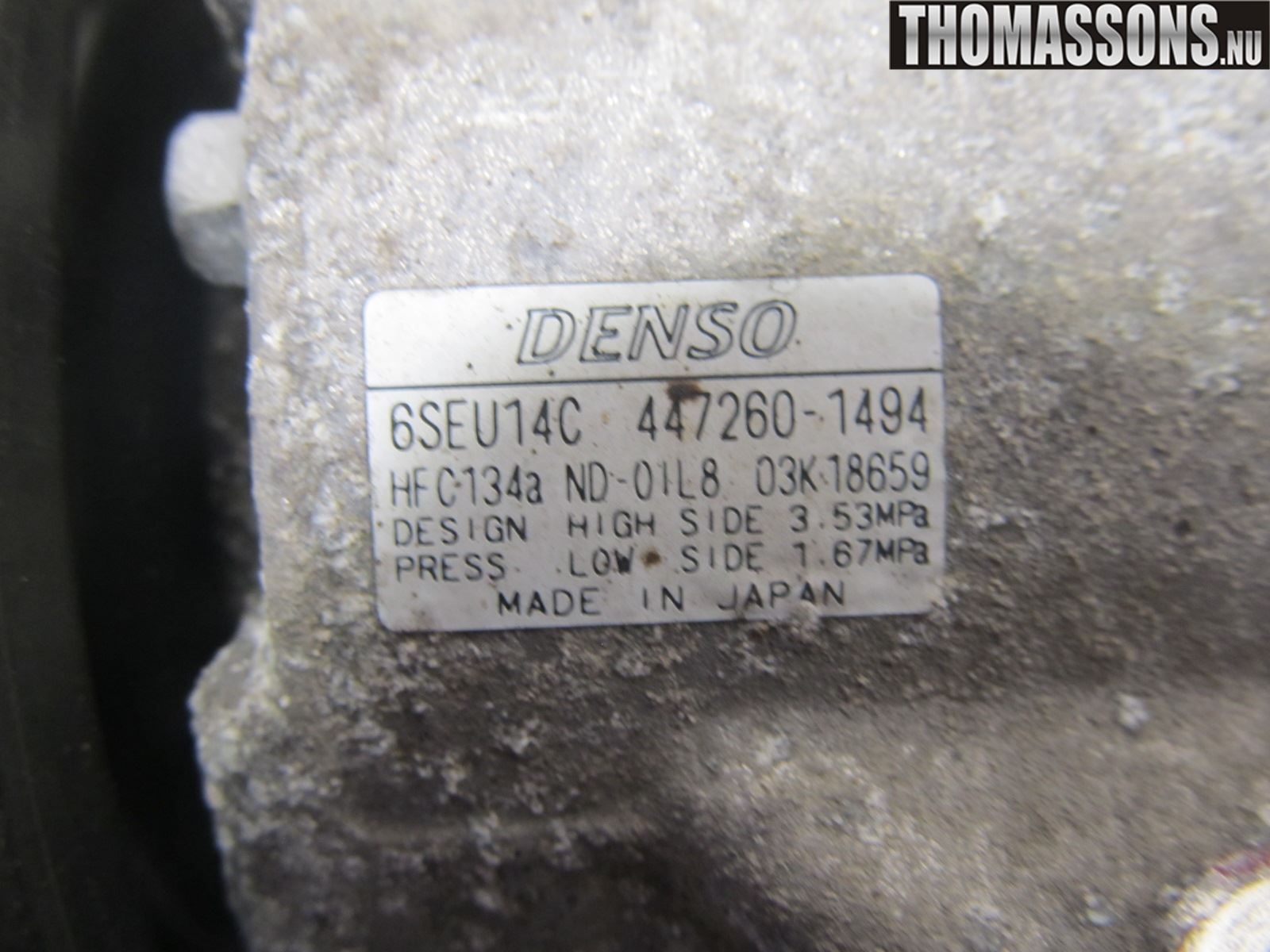 Toyota COROLLA 08-12 Ac Kompressor