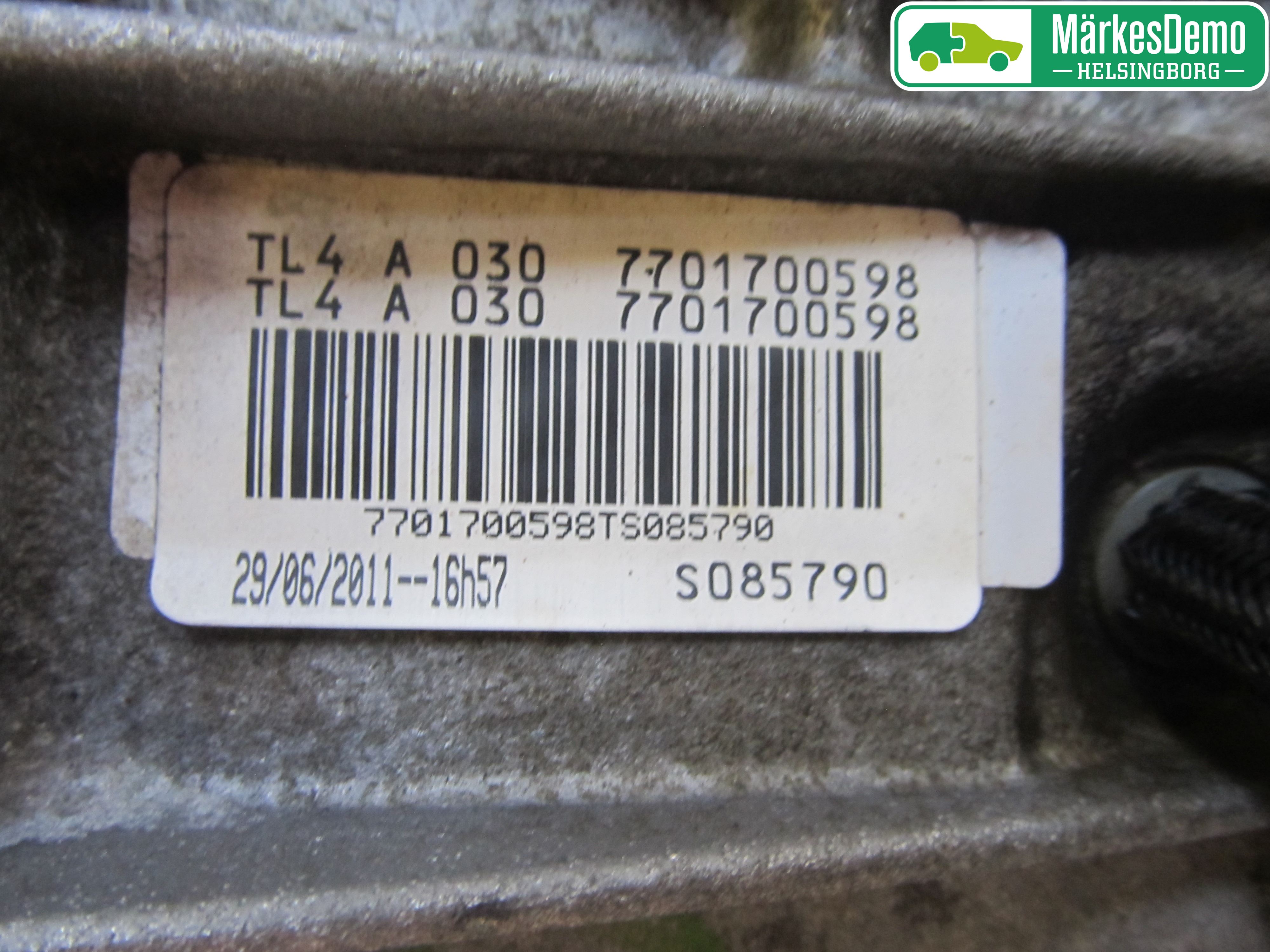 Renault MEGANE III 09-15 Växellåda Man 6 Vxl