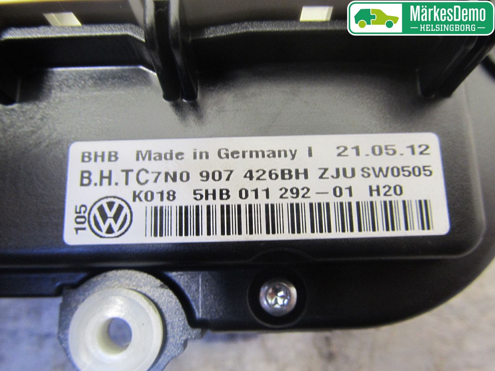 Volkswagen VW GOLF VI 09-13 Ac Styrenhet Ac Manöveren