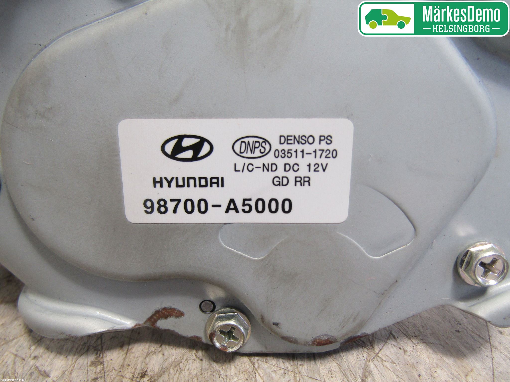 Hyundai i30 GD 13-17 Torkarmotor Baklucka