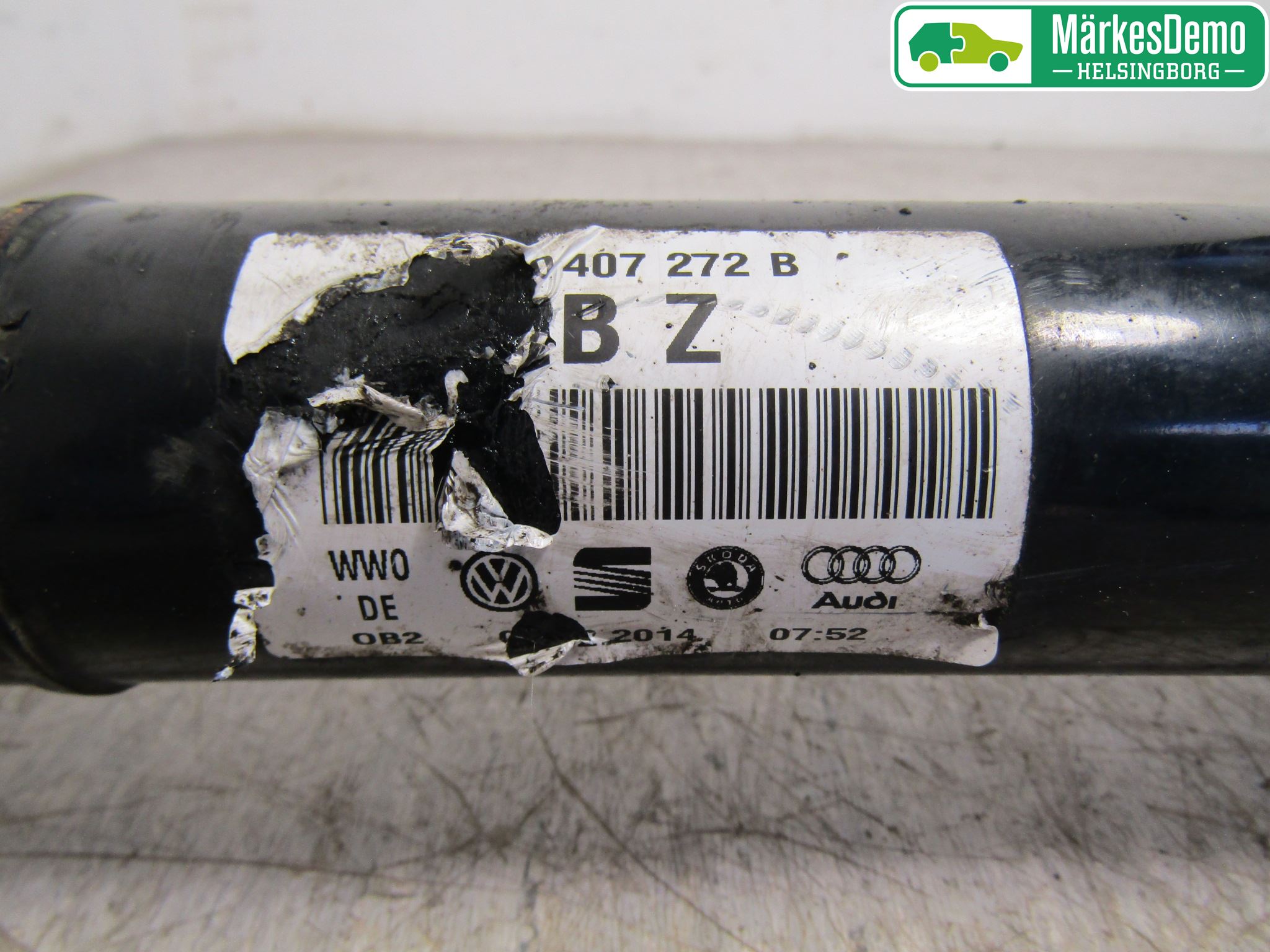 Volkswagen VW GOLF / E-GOLF VII 13-20 Drivaxel Fram Höger