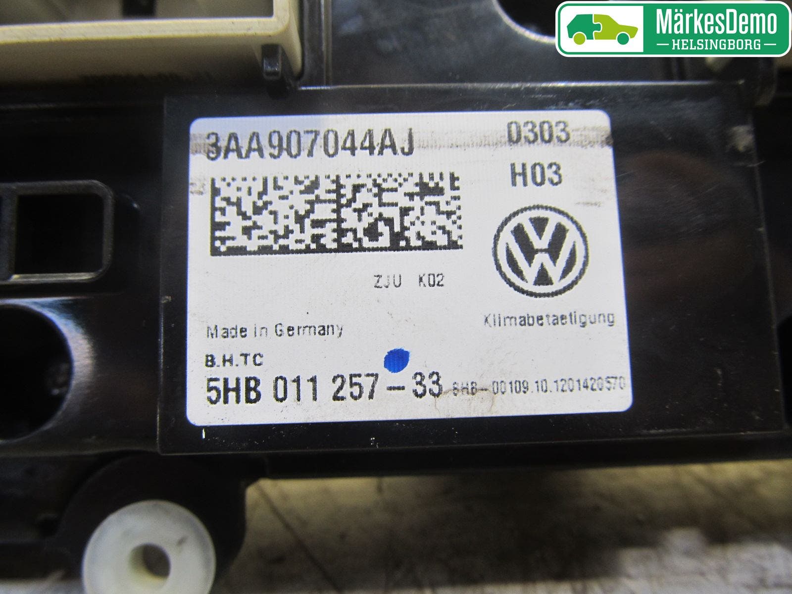 Volkswagen VW PASSAT 11-14 Ac Styrenhet Ac Manöveren