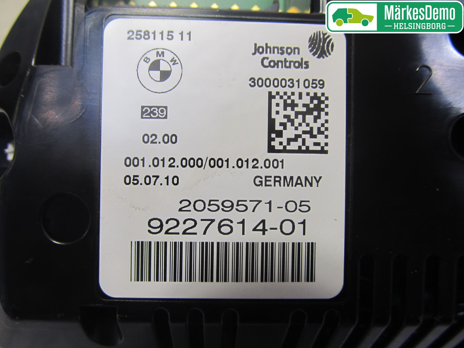 BMW 5 F10/F11/F18 09-17 Instrument Komb