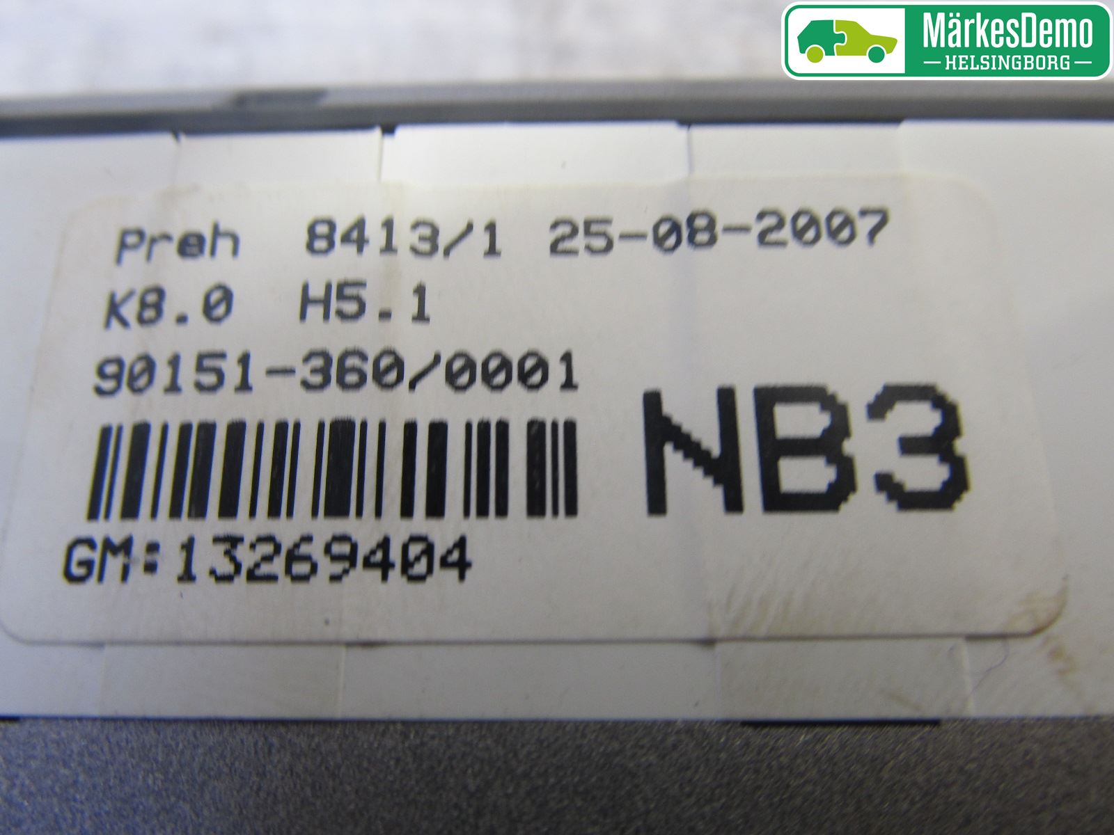 Opel ASTRA H 04-12 Ac Styrenhet Ac Manöveren