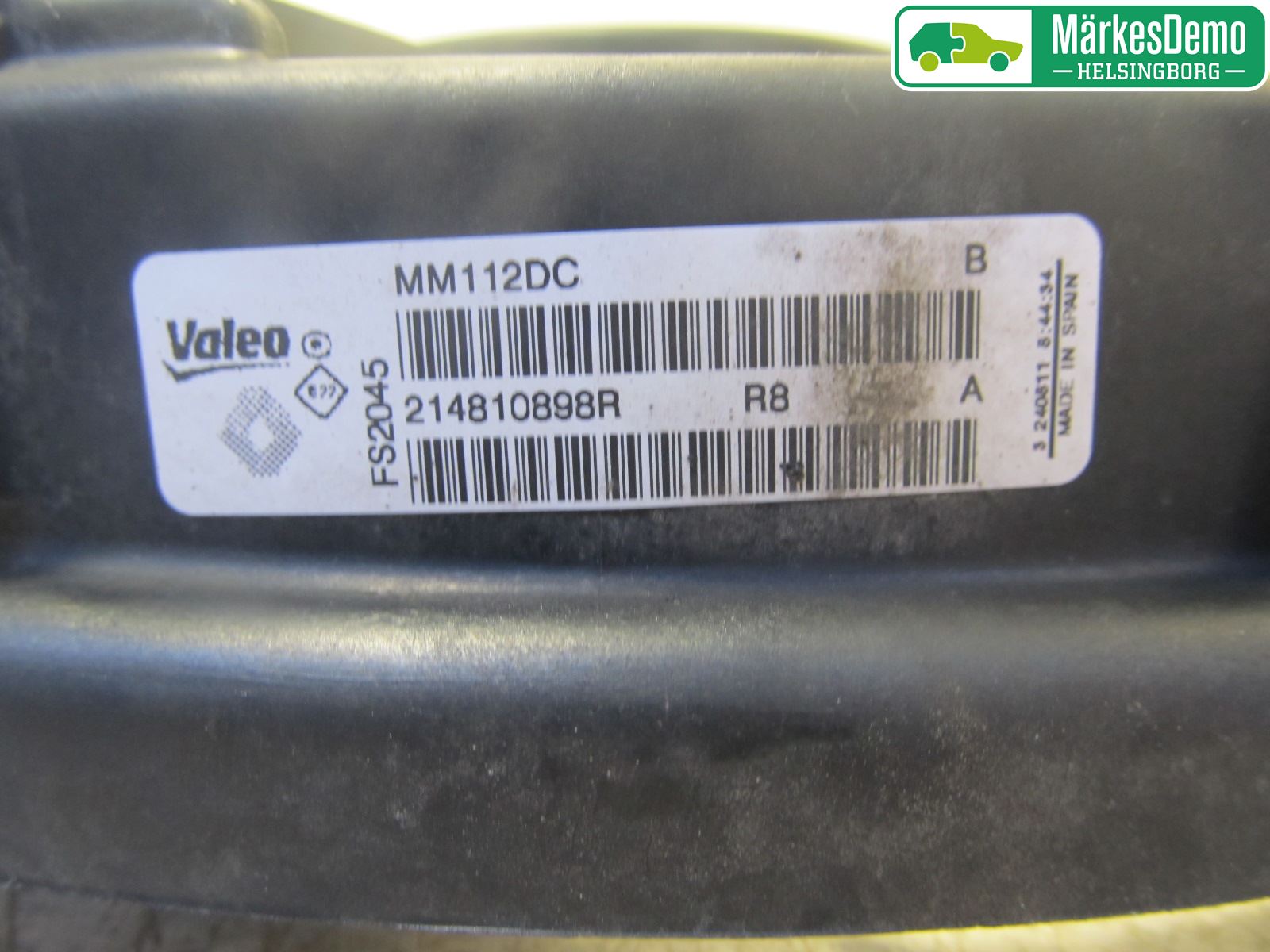 Renault MEGANE III 09-15 Kylfläkt El