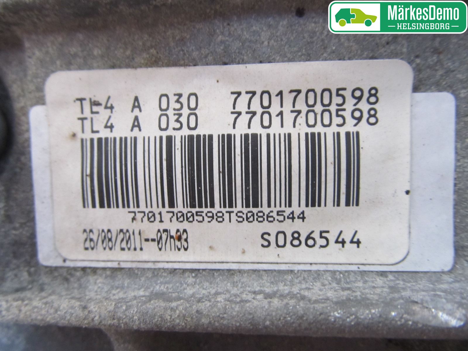 Renault MEGANE III 09-15 Växellåda Man 6 Vxl