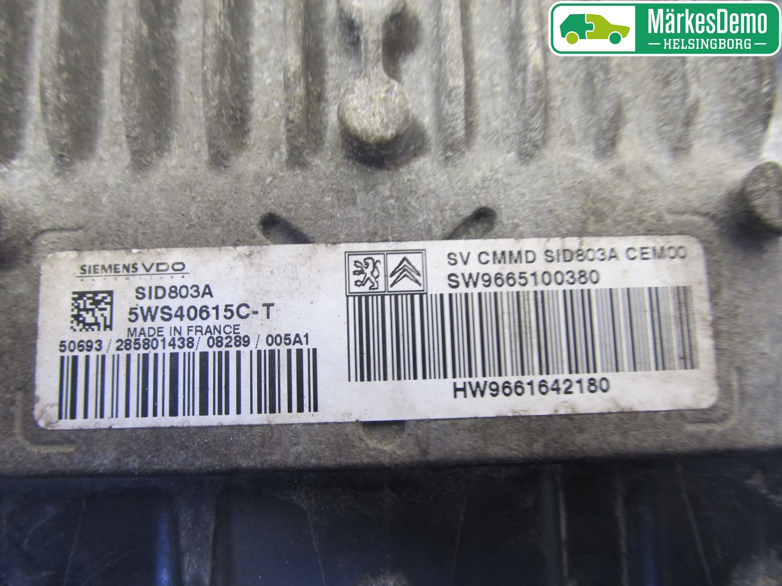 Citroen JUMPY 07-16 Styrenhet Insprut Bensin