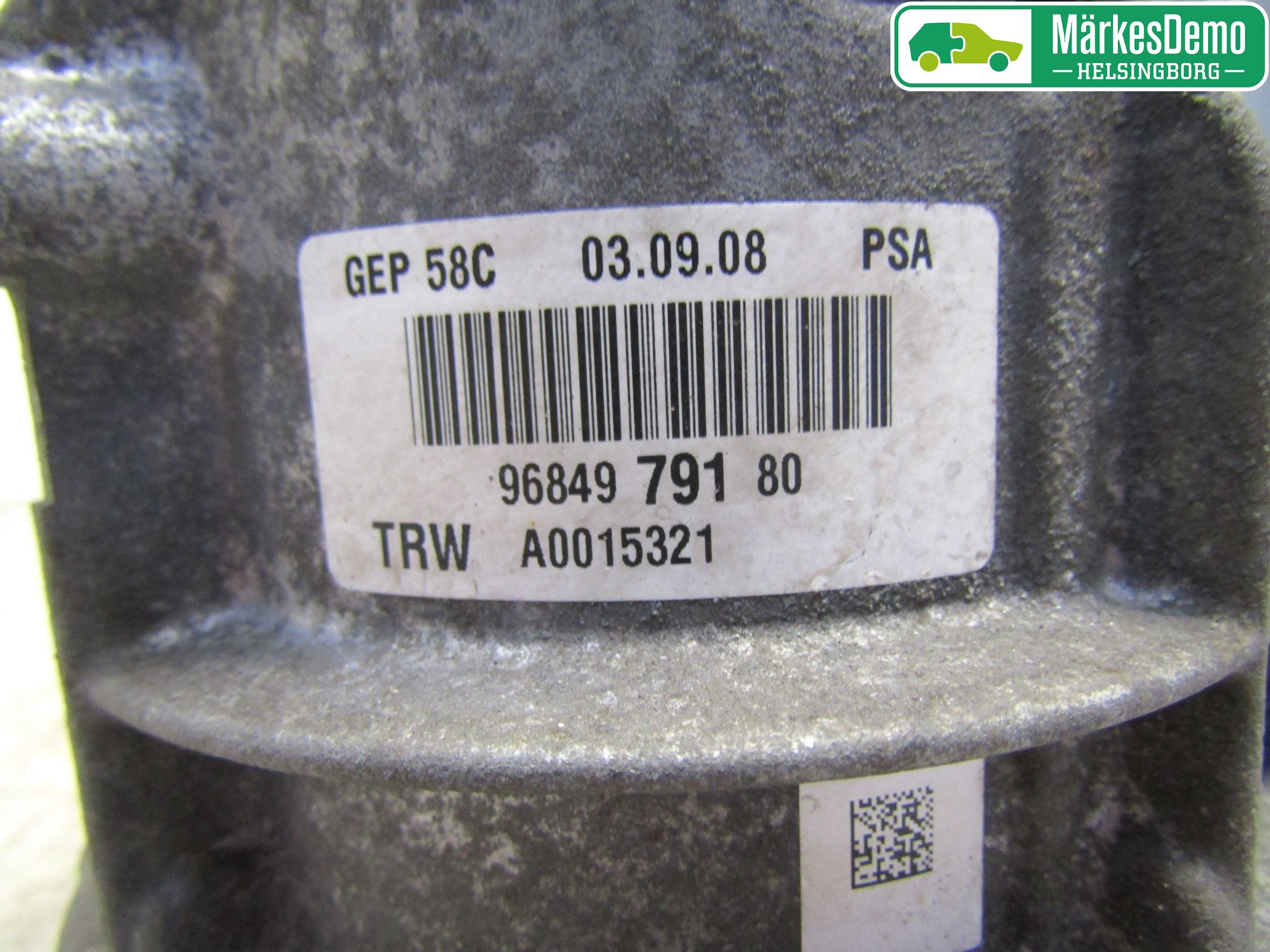 Peugeot 308 08-13 Styrservo Pump Elektrisk