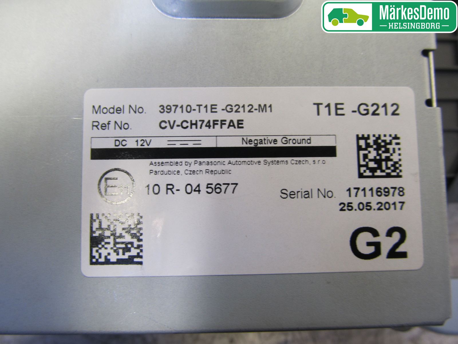 Honda CR-V 13-18 Kontrolldisplay