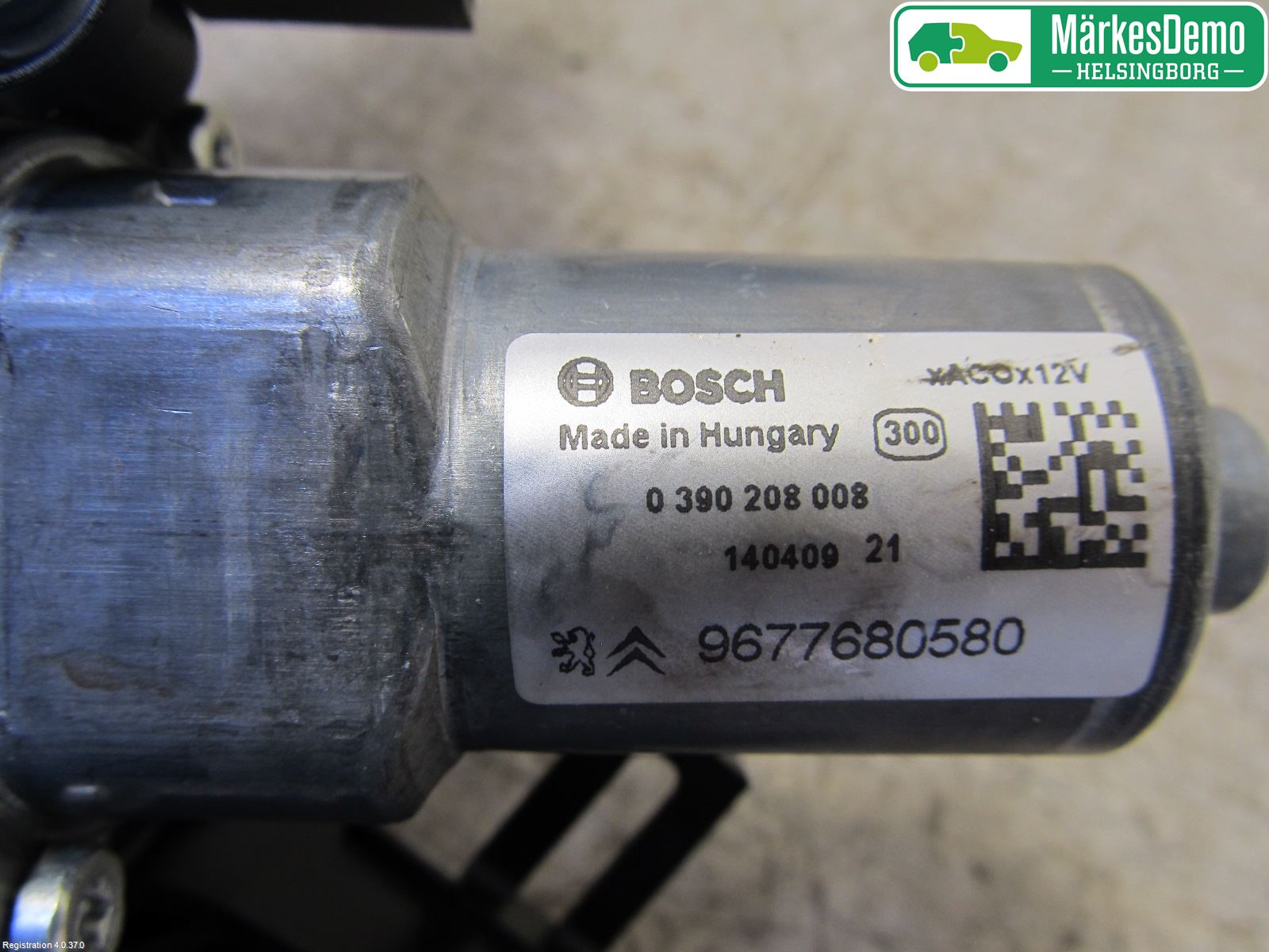 Peugeot 308 14-21 Torkarmotor Baklucka