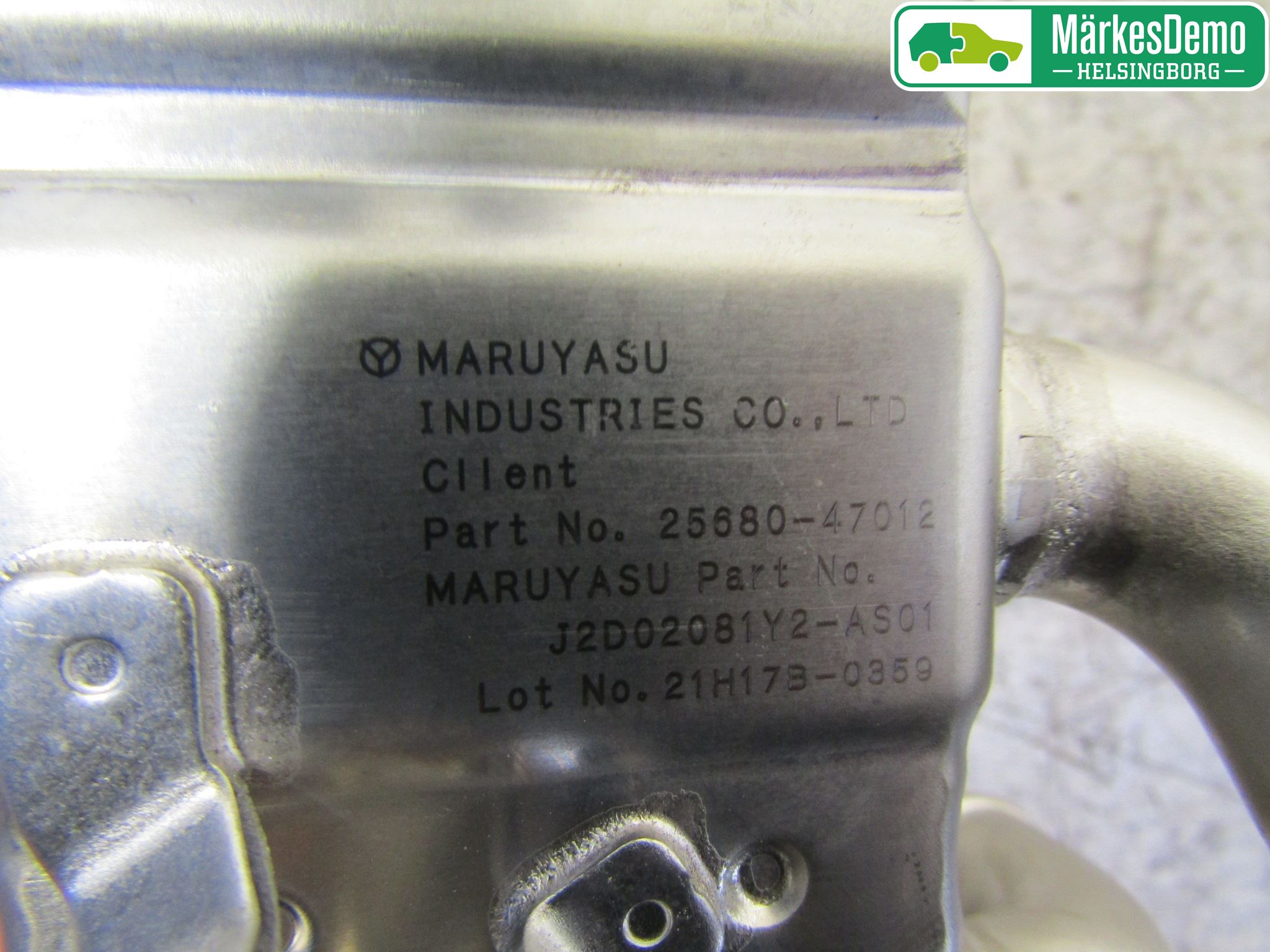 Toyota YARIS XP130 15-20 Avgaskylare