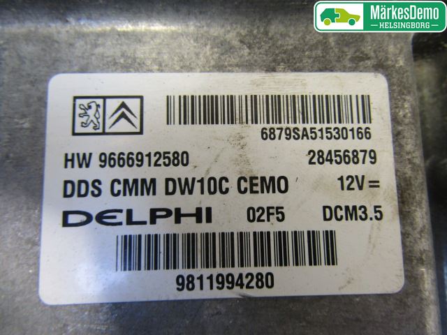 Citroen JUMPY 07-16 Styrenhet Insprut Bensin