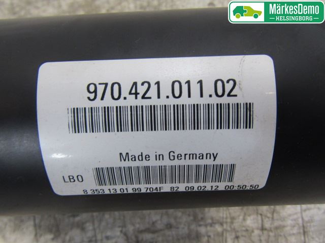 Porsche PANAMERA 09- Mellanaxel Komp