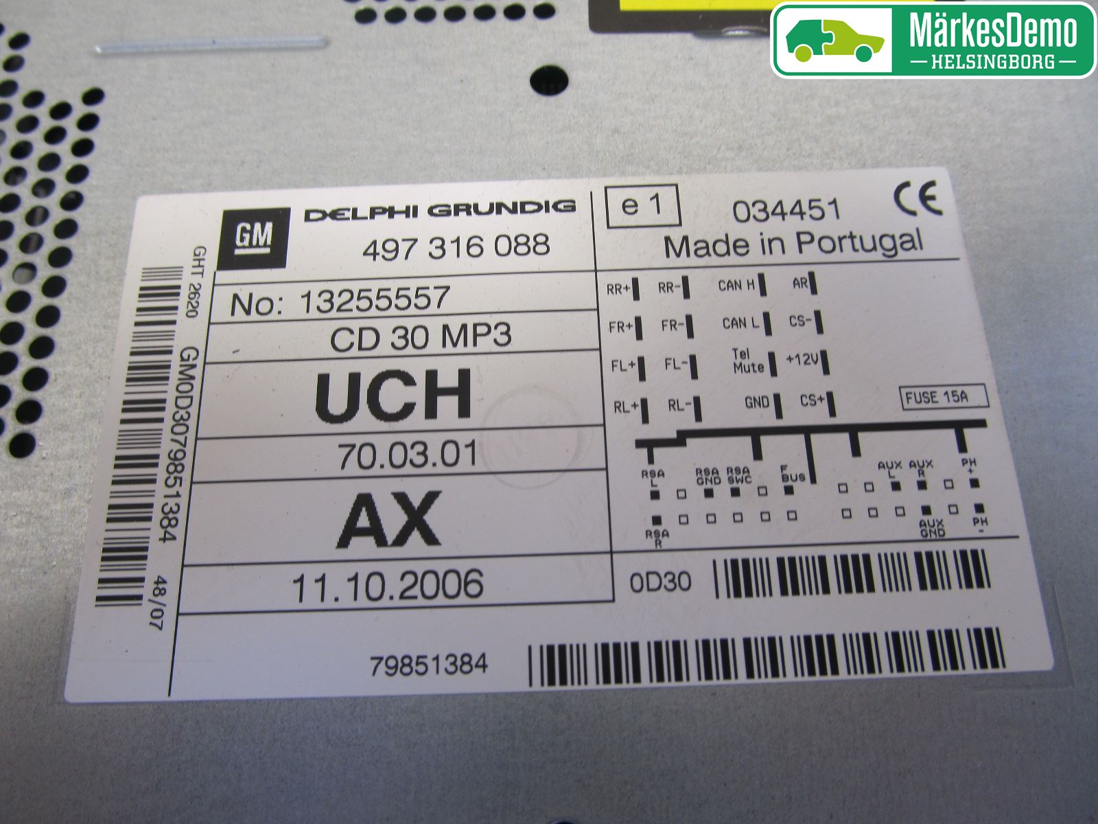 Opel ZAFIRA B 06-14 Cd Radio - Multimediapanel