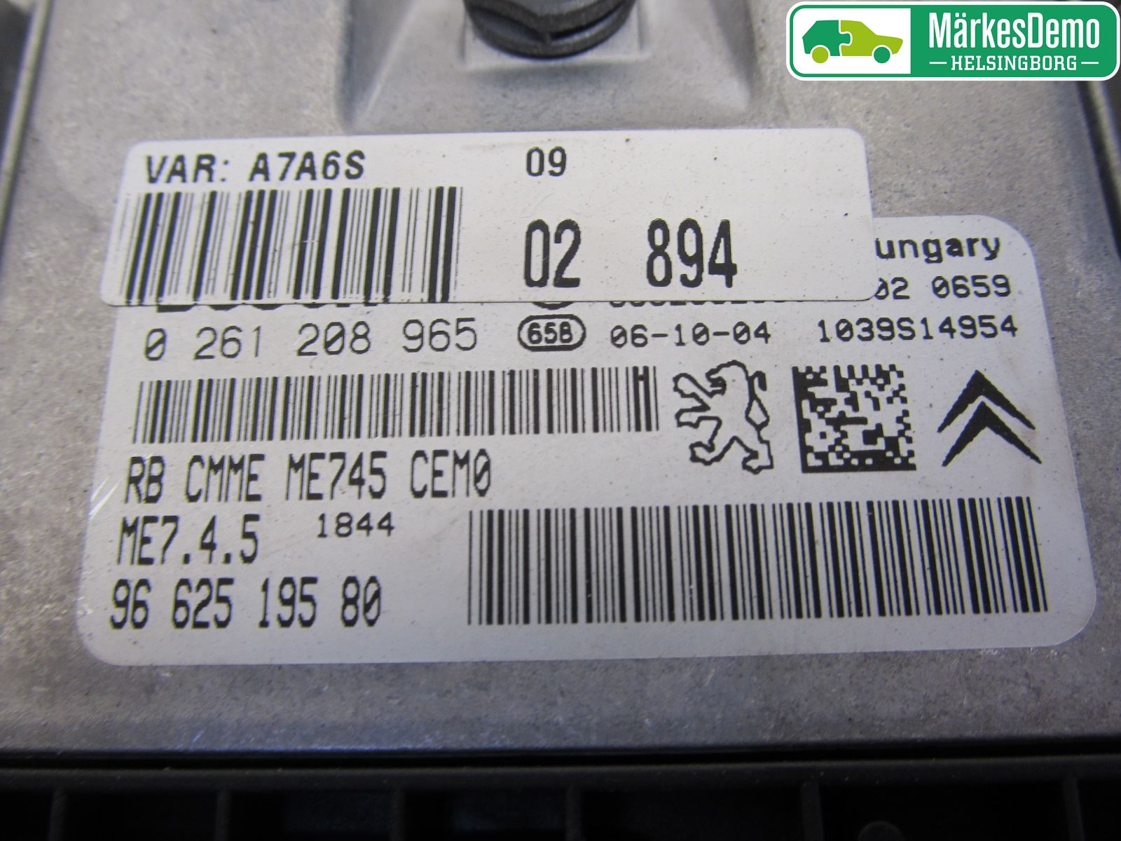 Peugeot 207 Styrenhet Insprut Bensin