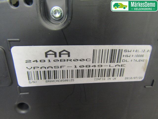 Nissan QASHQAI 10-14 Instrument Komb