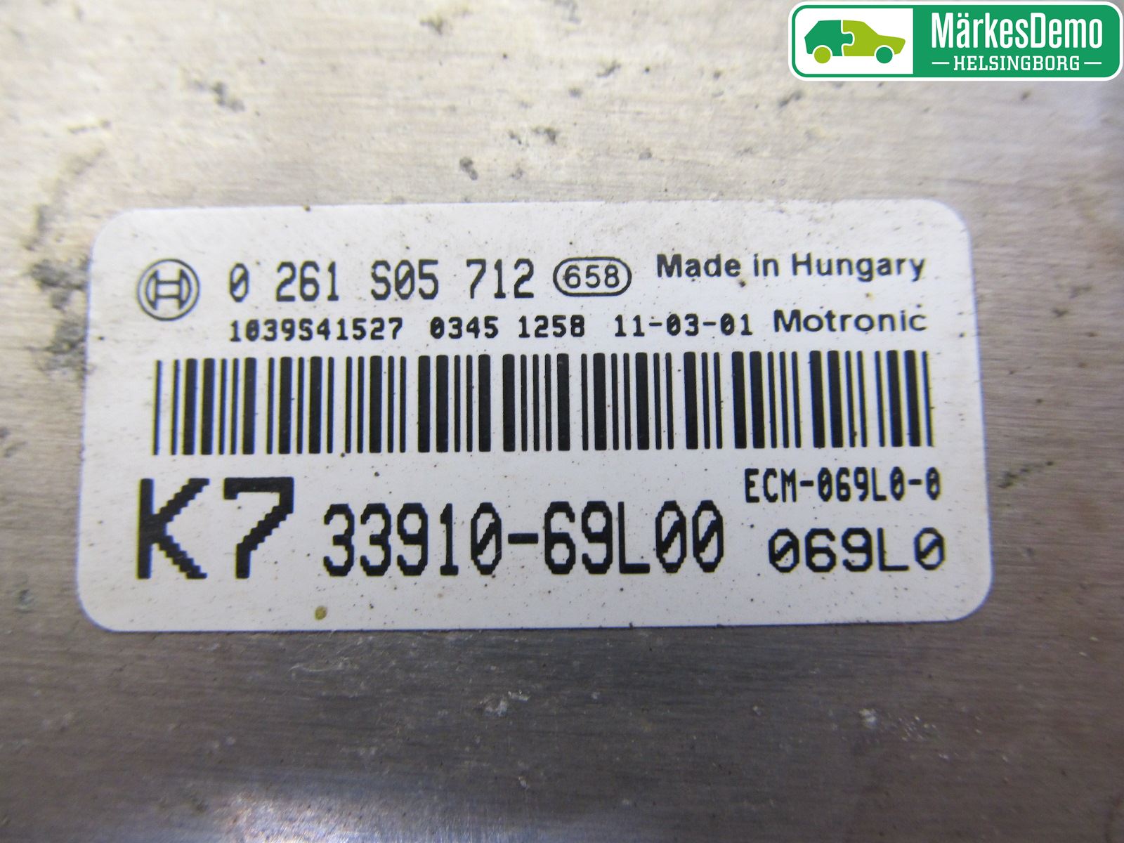 Suzuki SWIFT 11-16 Styrenhet Insprut Bensin