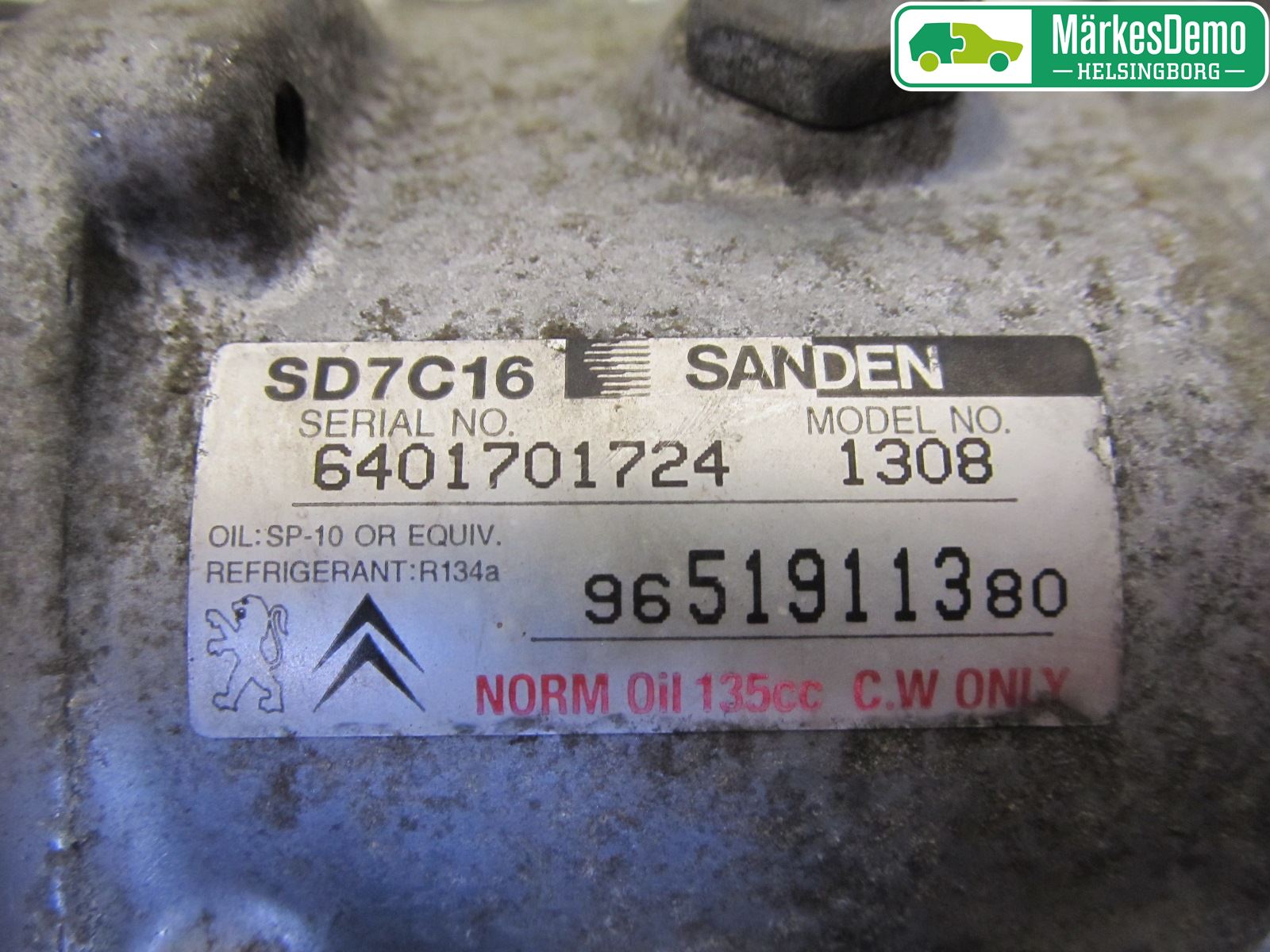 Citroen C4 GRAND PICASSO 07-13 Ac Kompressor