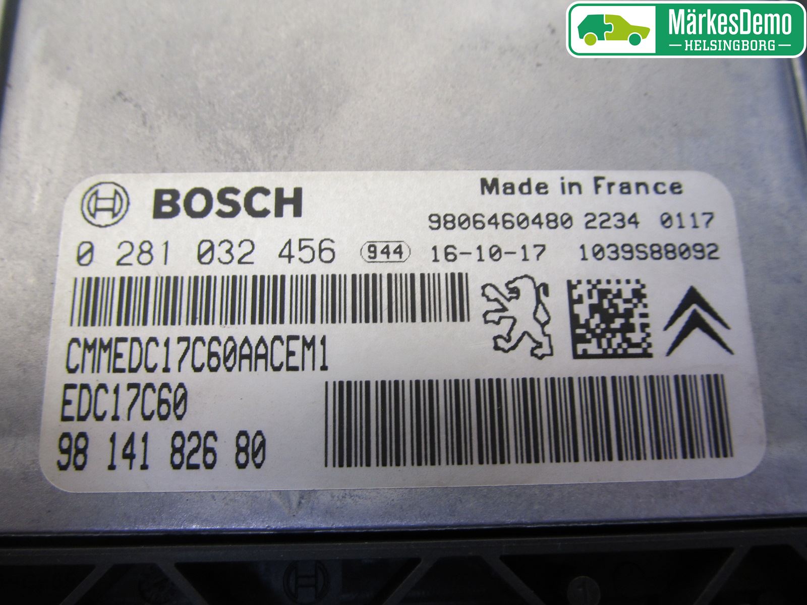 Citroen BERLINGO 08-18 Styrenhet Insprut Bensin