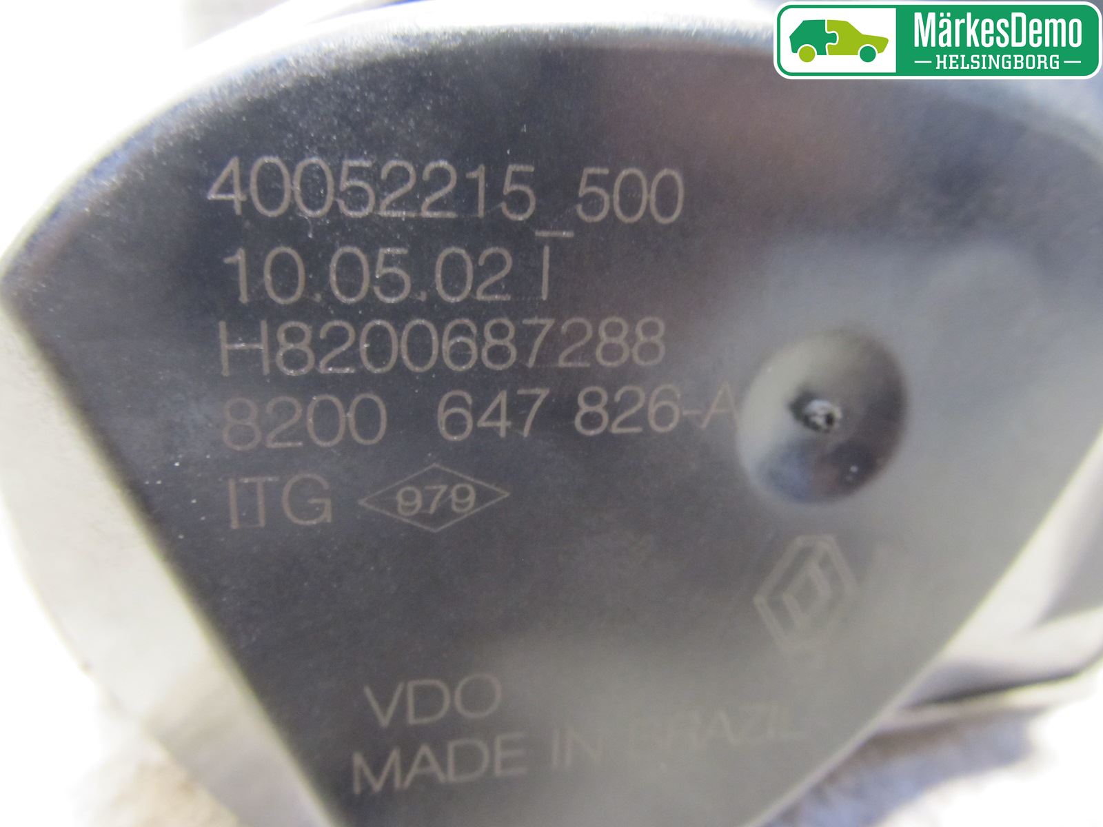 Dacia SANDERO 09-13 Injspjällhus