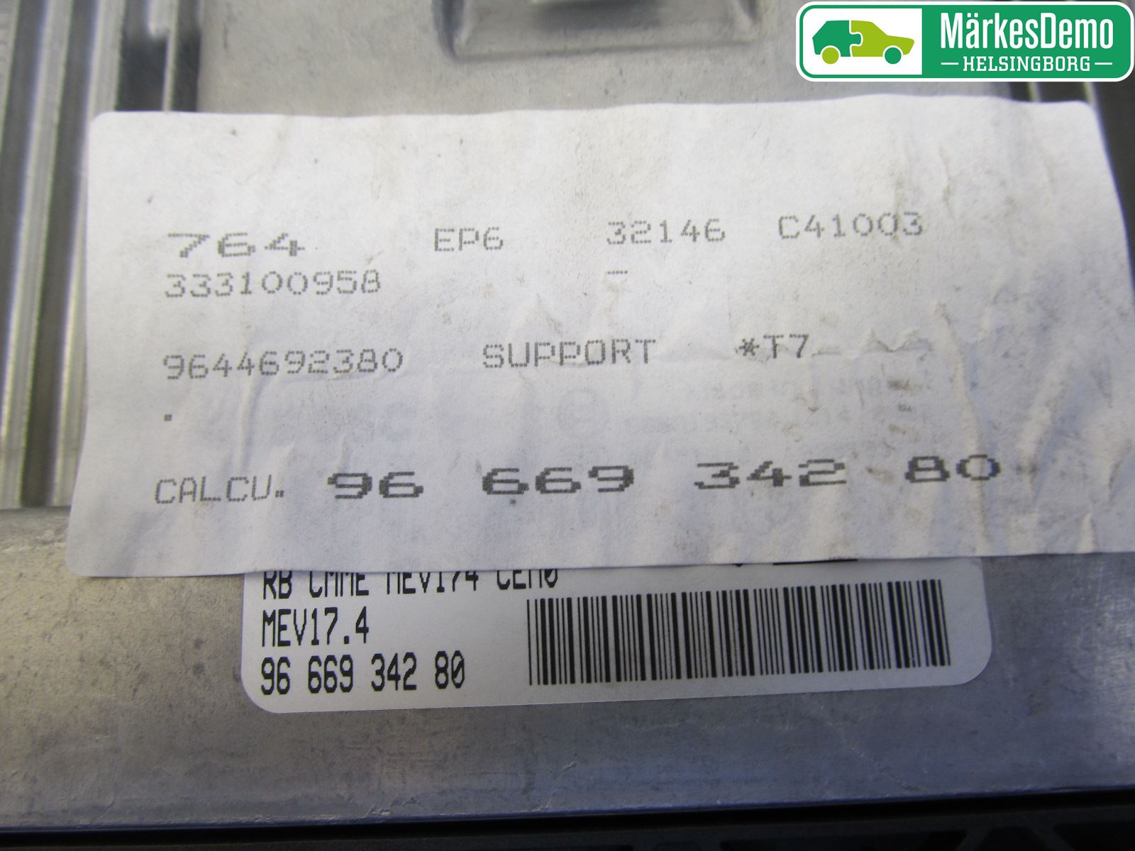 Peugeot 308 08-13 Styrenhet Insprut Bensin