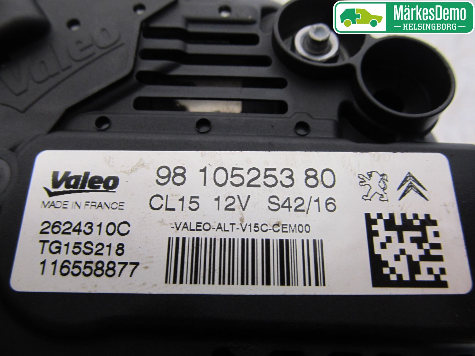 Citroen BERLINGO 08-18 Generator