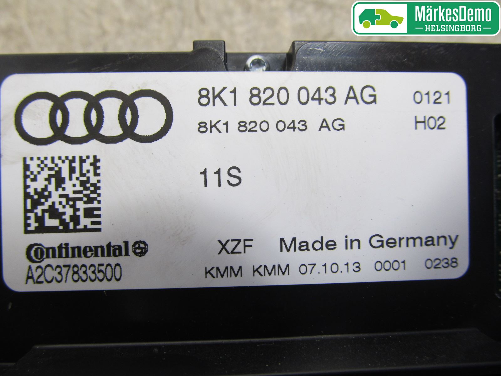 Audi A4 12-15 Ac Styrenhet Ac Manöveren