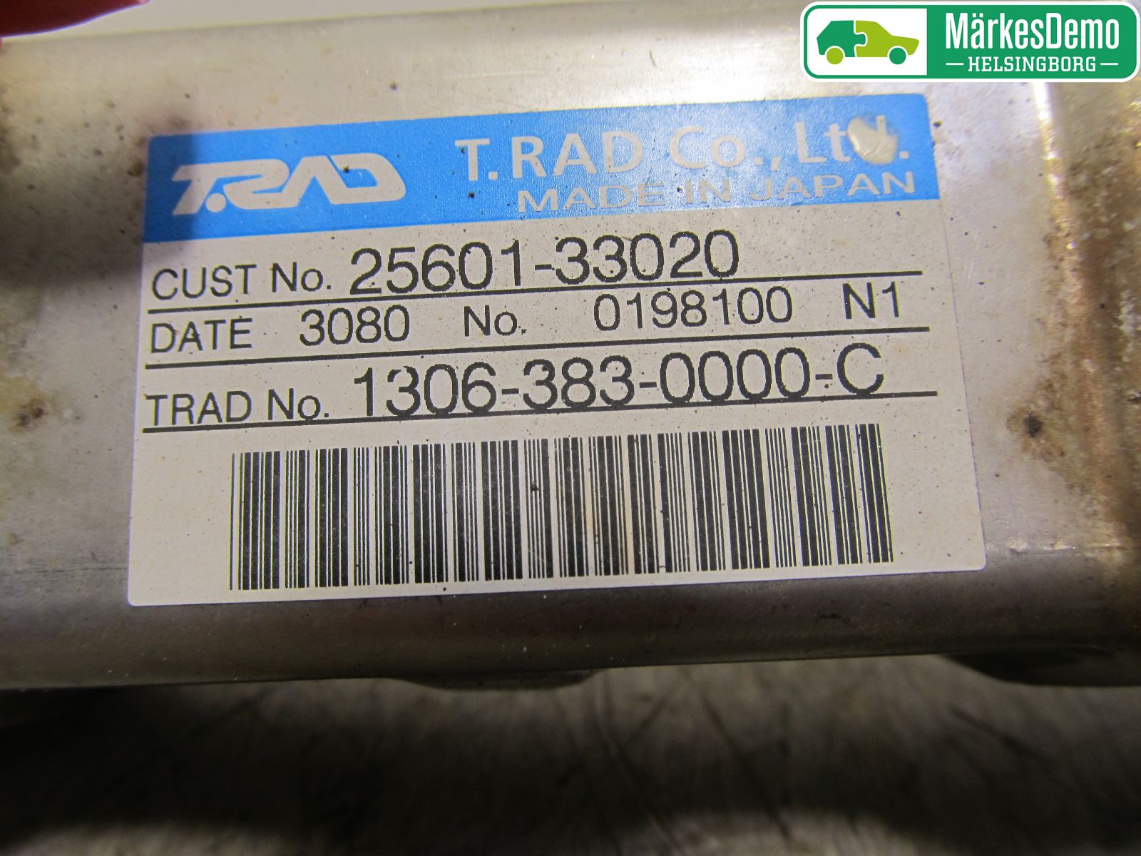 Toyota AURIS 07-09 Avgaskylare