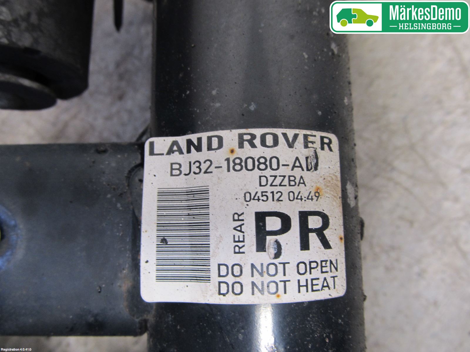 Landrover LAND ROVER RANGE ROVER EVOQUE (L538) 11-18 Fjäderben Bak Vänster