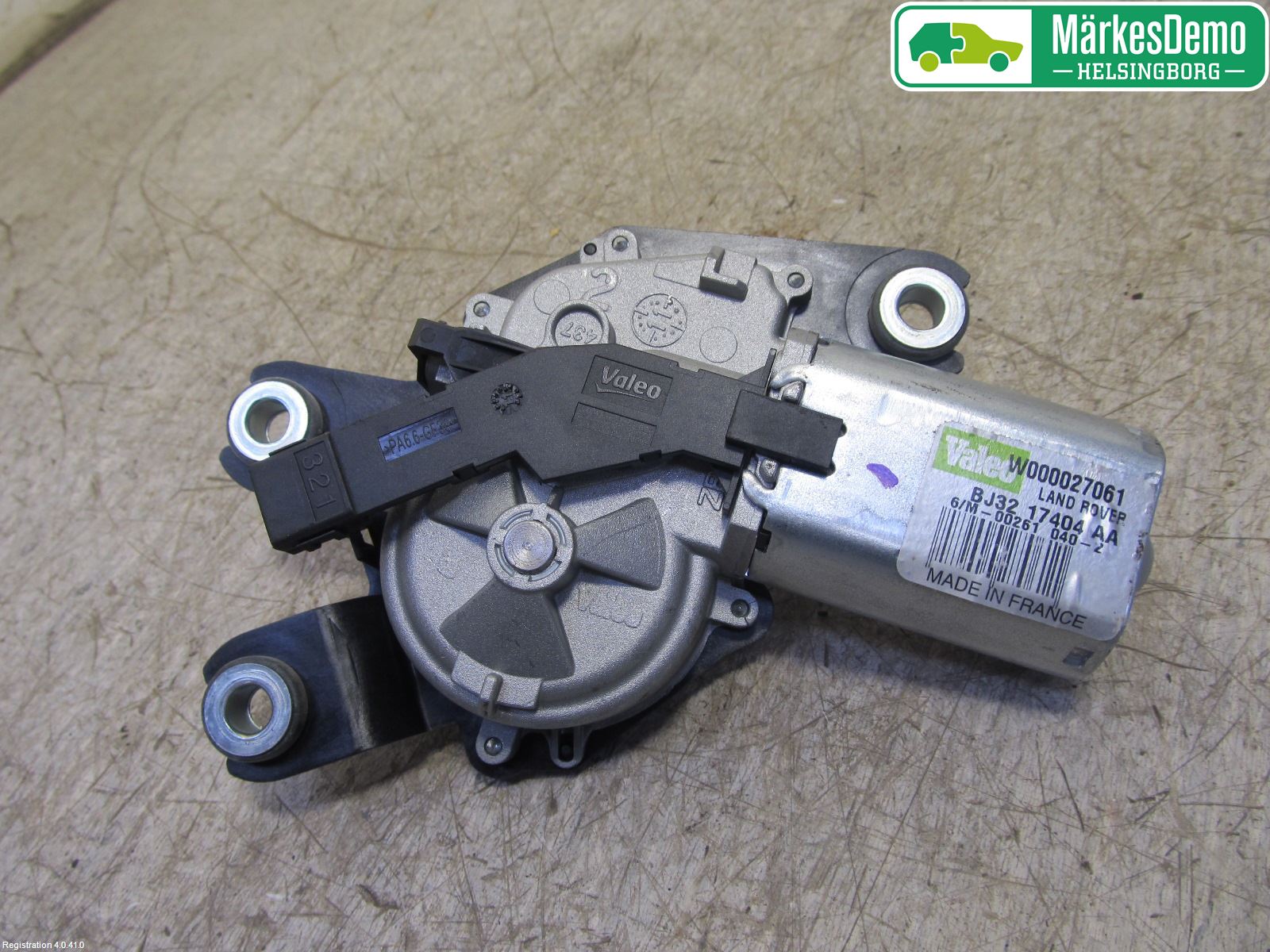 Landrover LAND ROVER RANGE ROVER EVOQUE (L538) 11-18 Torkarmotor Baklucka