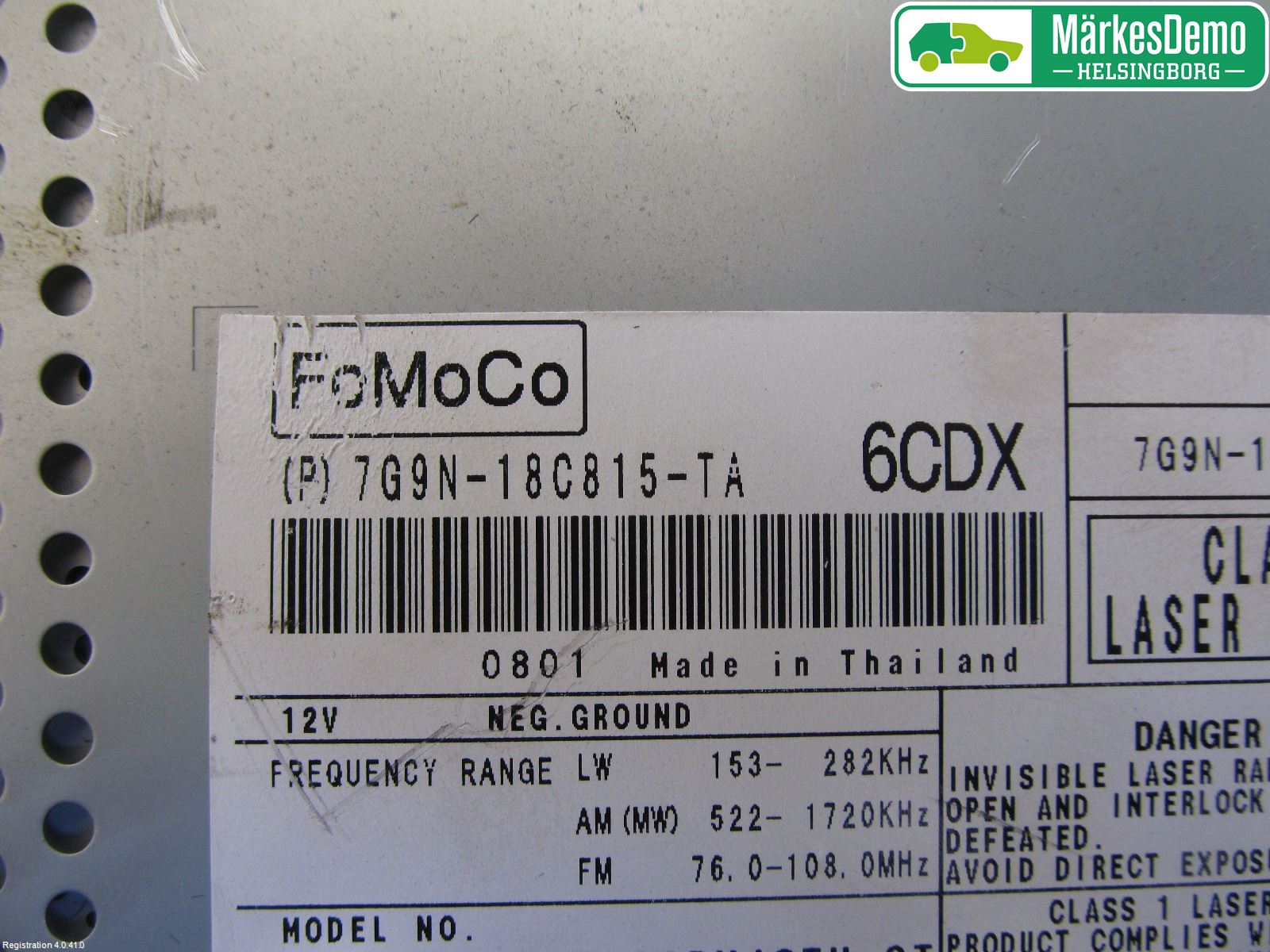 Jaguar XF 08-15 Cd Radio - Multimediapanel