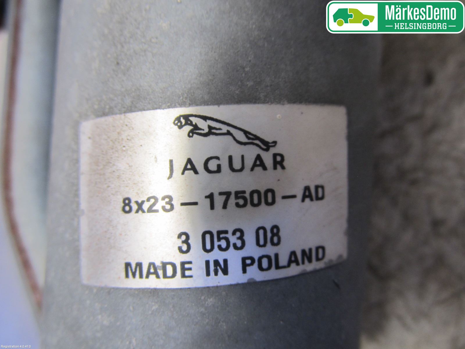 Jaguar XF 08-15 Torkarmotor Vindruta