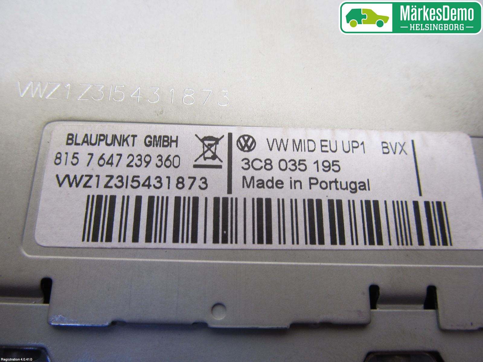 Volkswagen VW SCIROCCO 09-17 Cd Radio - Multimediapanel